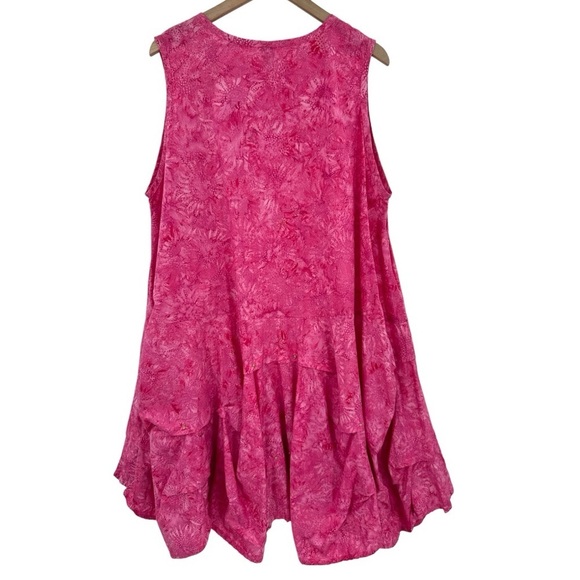 Dress To Kill By Jane Mohr Sleeveless Flowy Lagenlook Dress - Pink - One Size - Picture 4 of 7